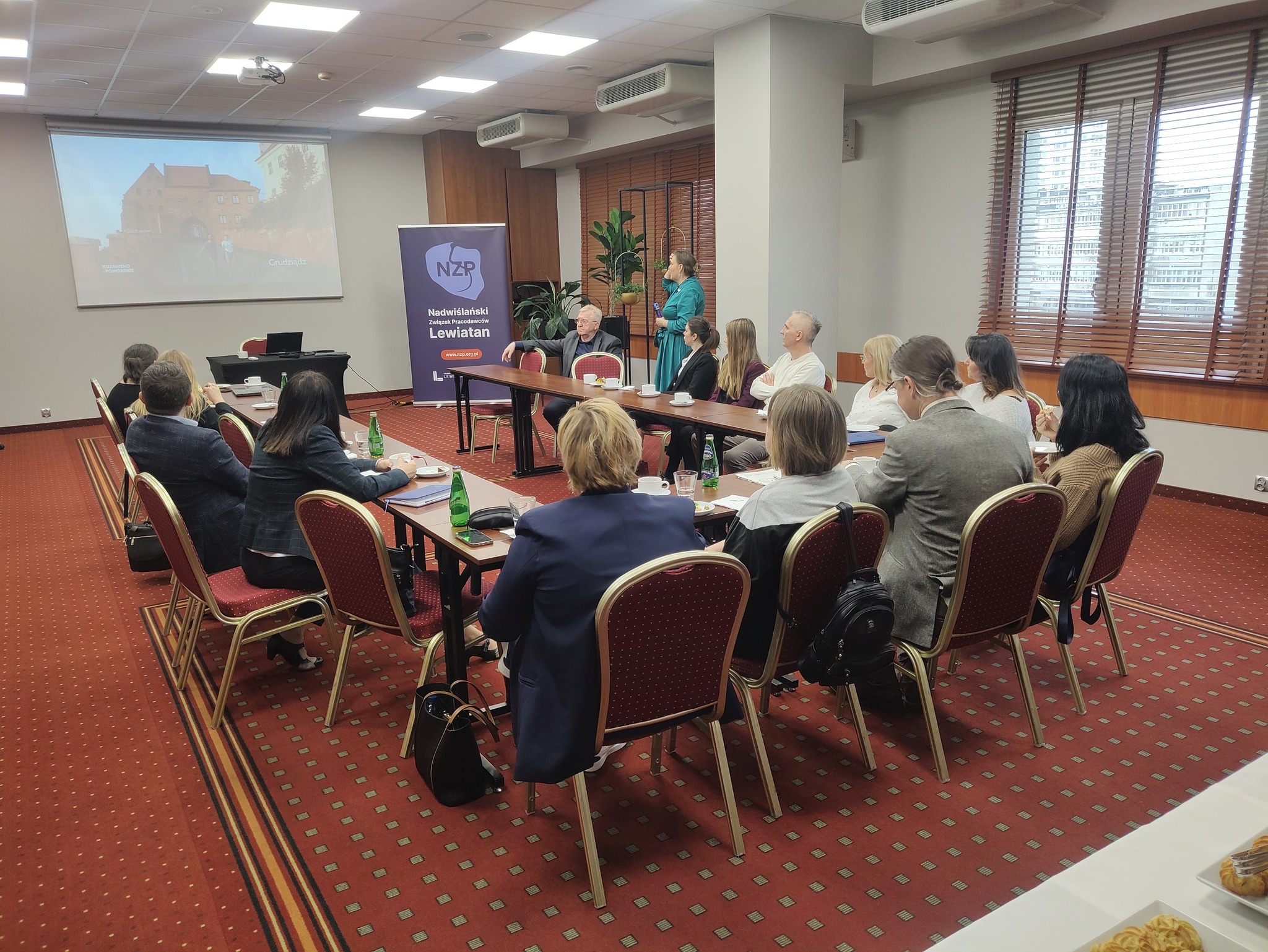 spotkania Grupy ds. HR organizowanego w ramach projektu Podniesienie potencjału NZP Lewiatan współfinansowanego z funduszy UE.